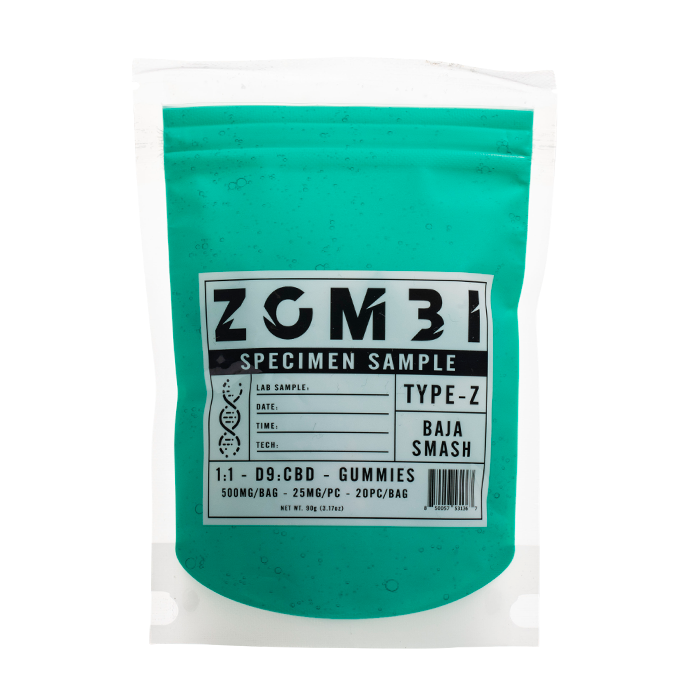 Zombie 20PK THC Gummies Baja