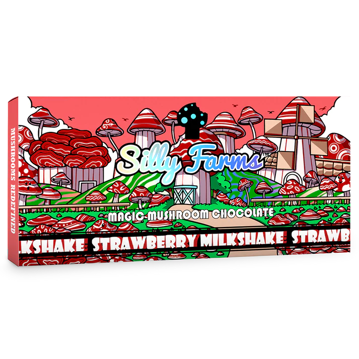 Silly Farms StrawMilk Mushroom Chocolate